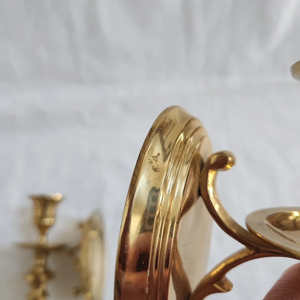 Brass Wall Candle Sconces